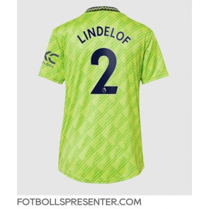 Manchester United Victor Lindelof #2 Tredje Matchtröja Dam 2022-23 Kortärmad